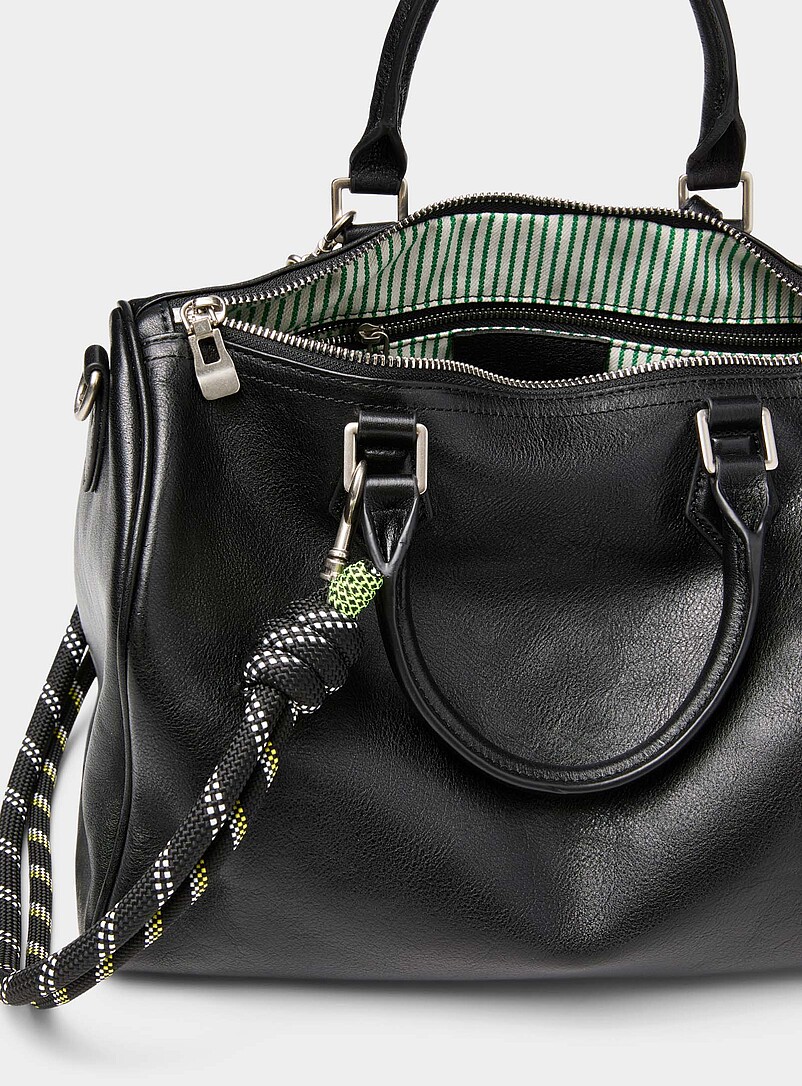 Le 31: Le sac bowling cuir v&eacute;ritable Brun pour homme