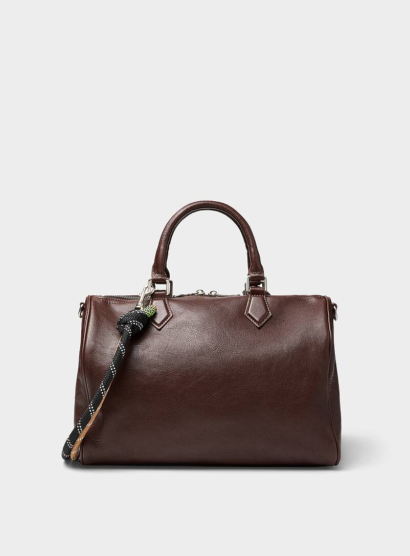 Genuine Leather Bowling Bag
