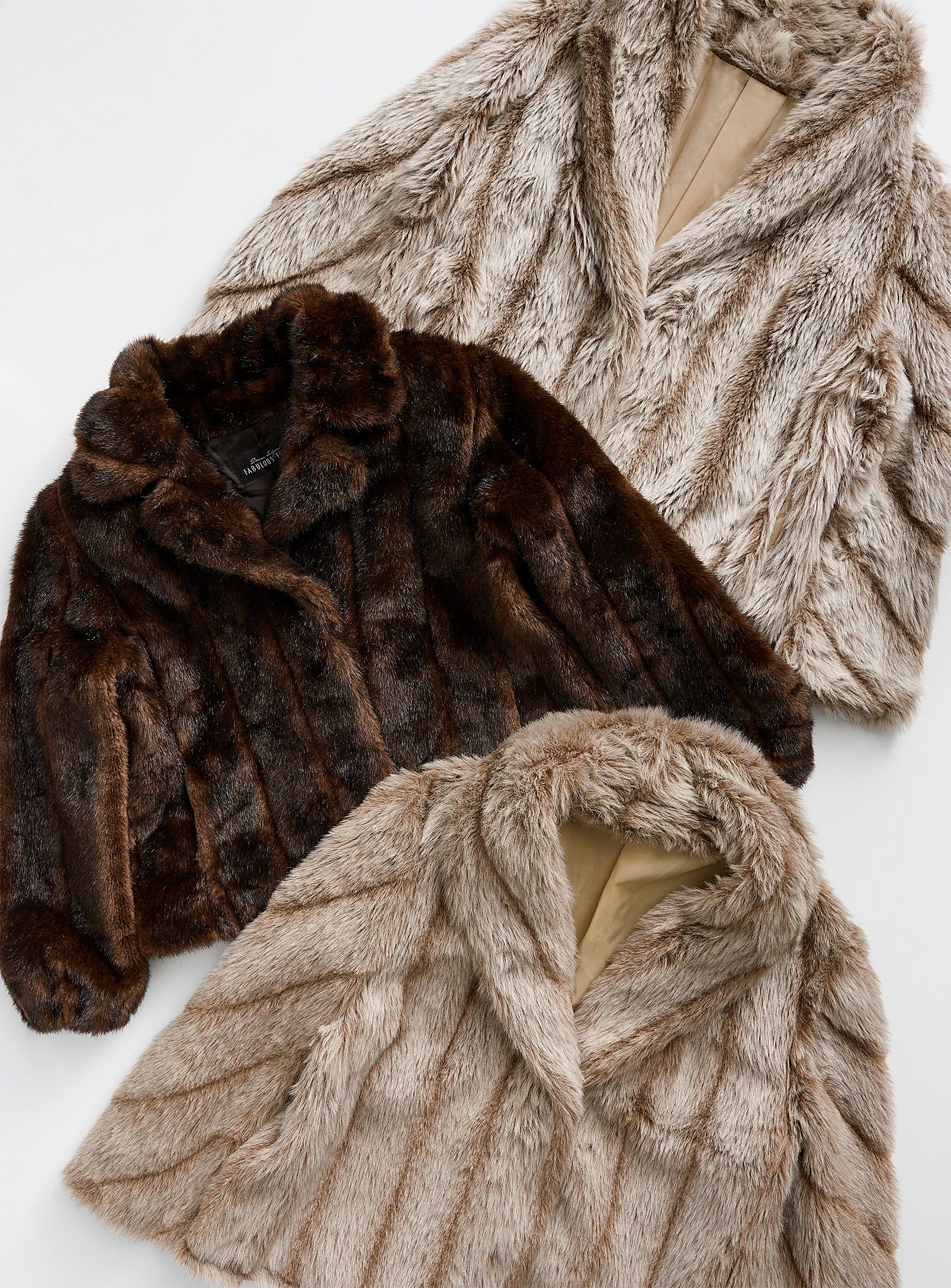 Twik - Women's Faux-fur coat Vintage piece