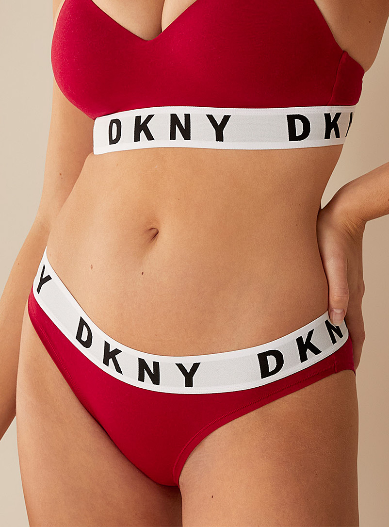 DKNY: Le bikini athlétique Rouge pour femme