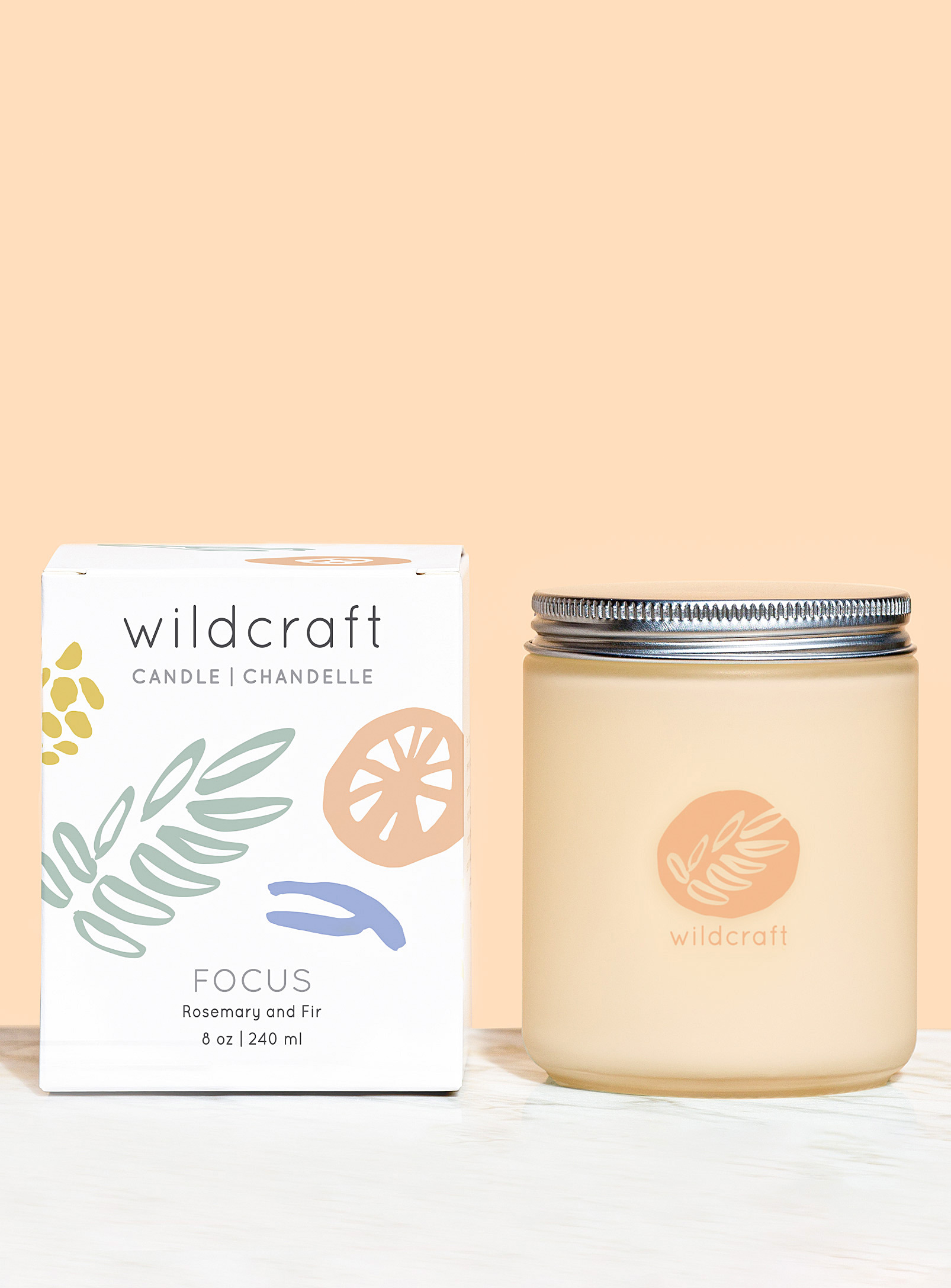 Wildcraft Care - Focus scented candle Rosemary and balsam fir
