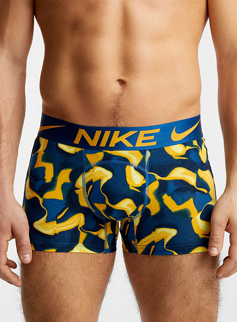 Nike Patterned Blue Luxe colourful wave trunk for men
