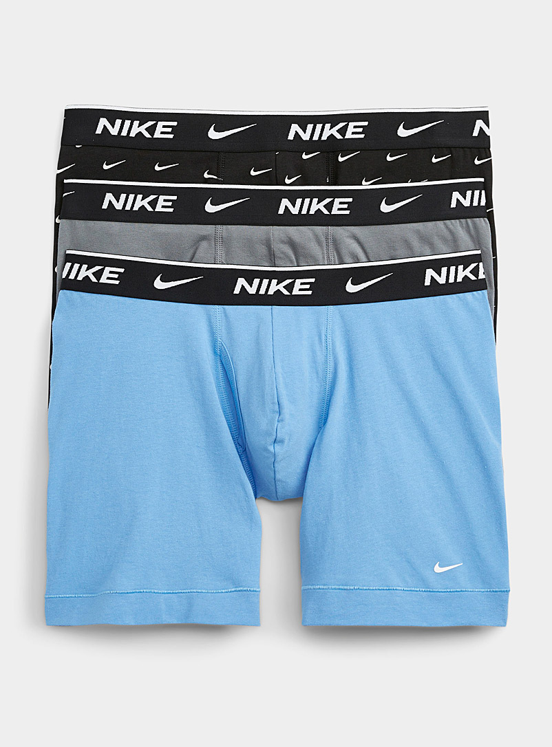 Nike Patterned Grey Dri-FIT Everyday pop band boxer briefs 3-pack for men