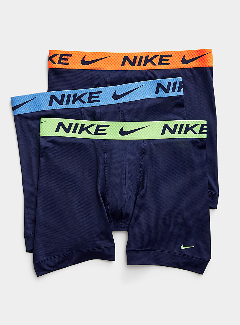 Nike Assorted navy Dri-FIT ADV Micro boxer briefs 3-pack for men