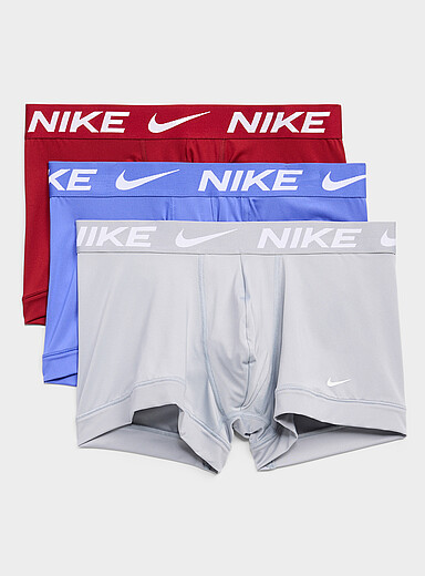 Les boxeurs courts bleu/gris/rouge 3 po Essential Micro Emballage de 3