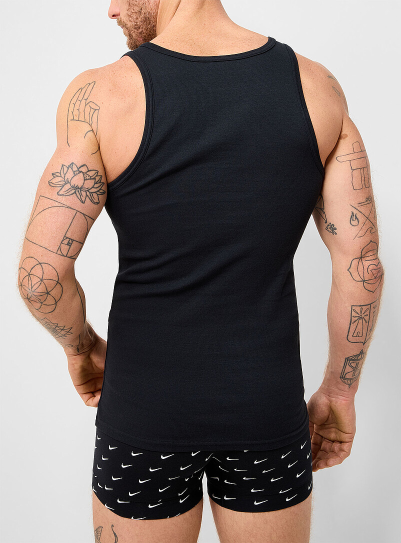 Dri-Fit ribbed tank undershirts 2-pack product image 2