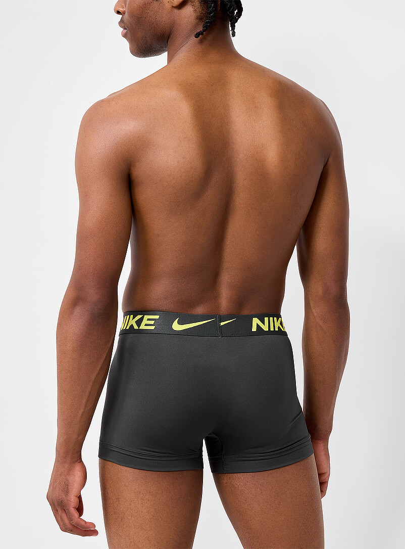 3" neon-yellow logo trunks Essential Micro 3-pack product image 3