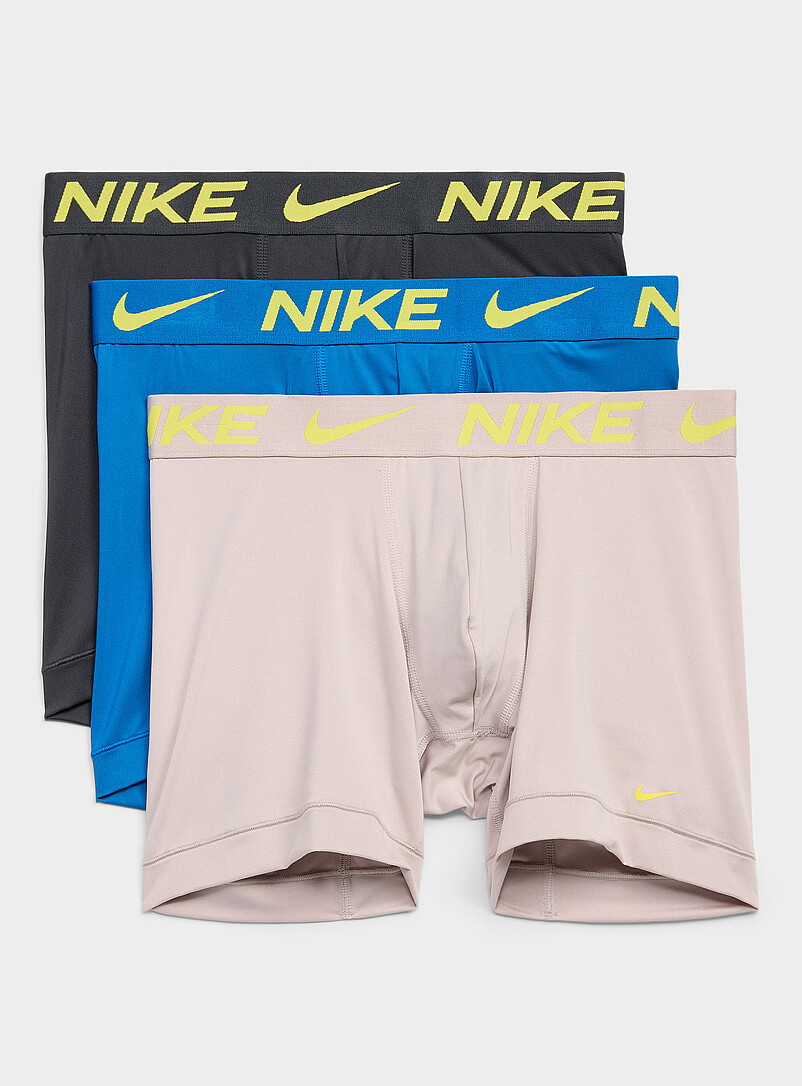 5" neon-yellow logo boxer briefs Essential Micro 3-pack product image (primary)