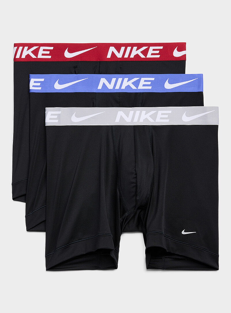 5" Blue/grey/red Trim Boxer Briefs Essential Micro 3-Pack