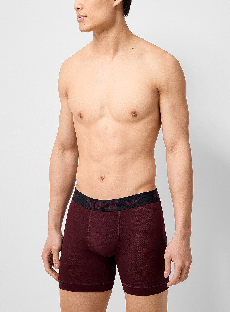 6" micro-perforated red boxer briefs Elite Breathe 3-pack product image 2