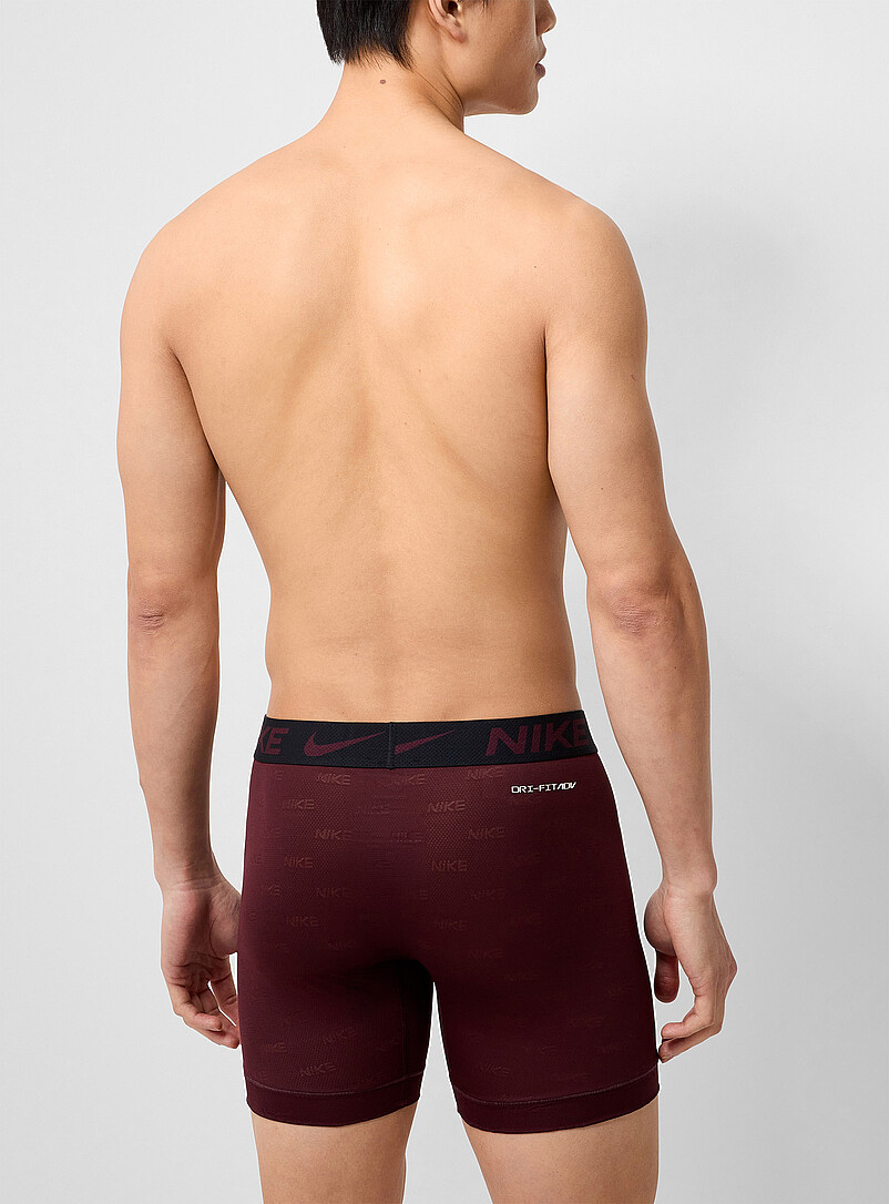 6" micro-perforated red boxer briefs Elite Breathe 3-pack product image 3