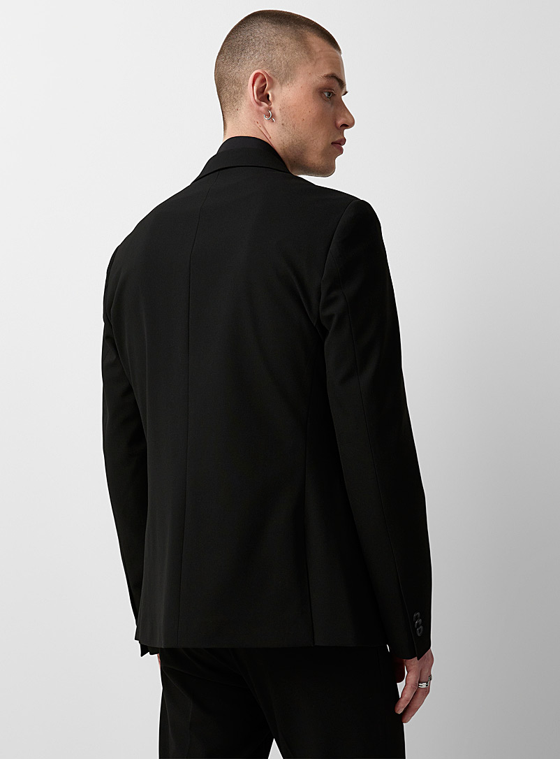 Le 31 Black Signature solid jacket Milano fit - Super slim for men