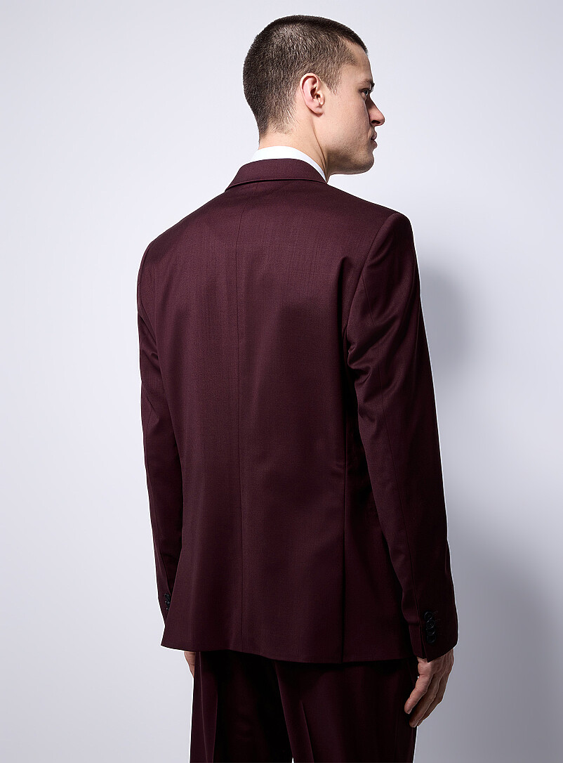 Essential stretch suit jacket Wool weave by Marzotto Stockholm fit - Slim product image 3