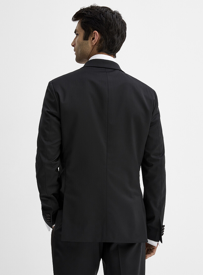 Stretch tuxedo jacket Wool weave by Marzotto Stockholm fit - Slim product image 2