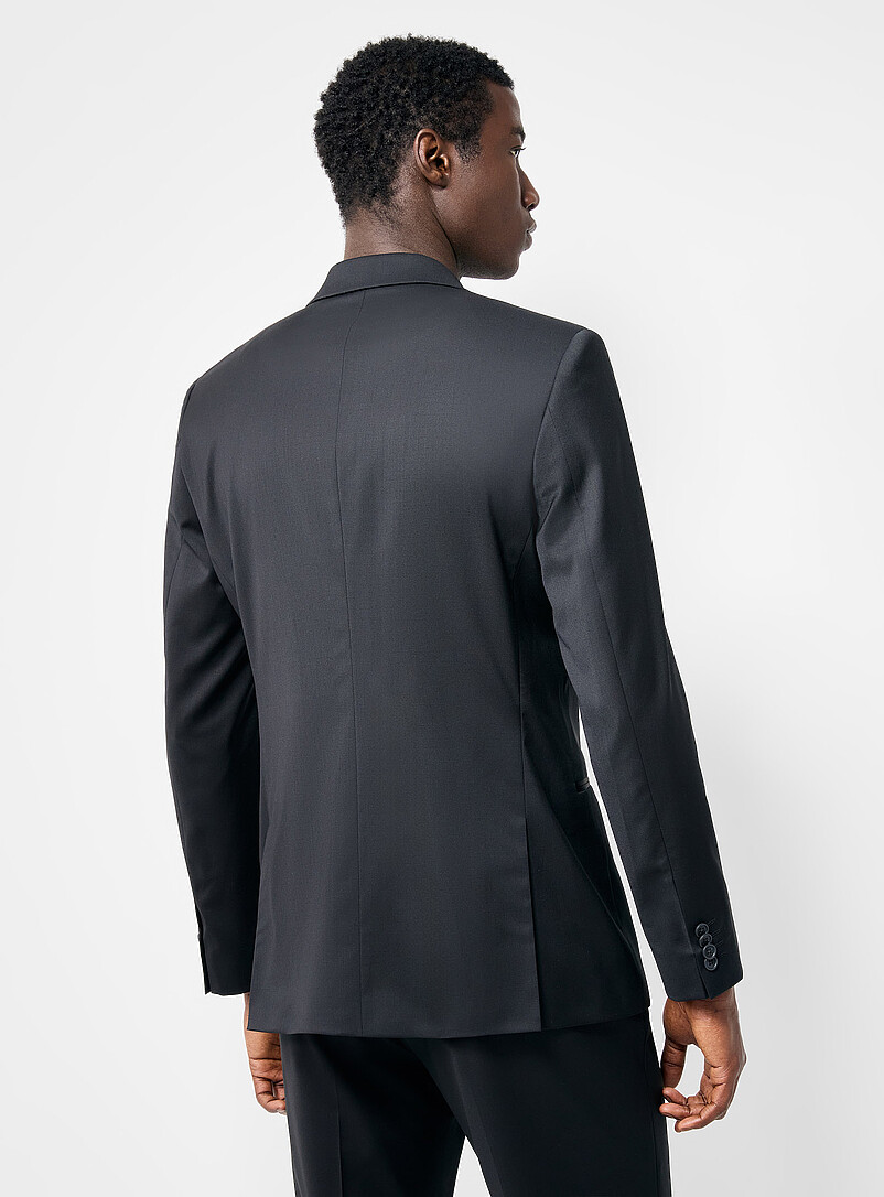 Double-breasted tuxedo jacket Wool weave by Marzotto Reykjavik fit - Semi-slim product image 3
