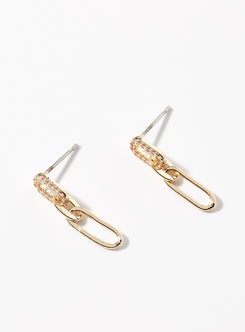 Simons Assorted Interlaced link earrings for women