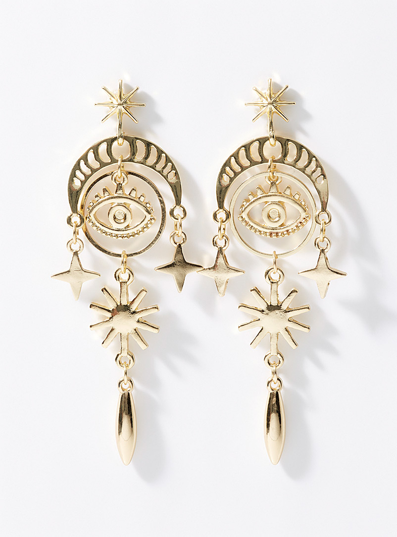 Simons Assorted Mystical splendours large earrings for women