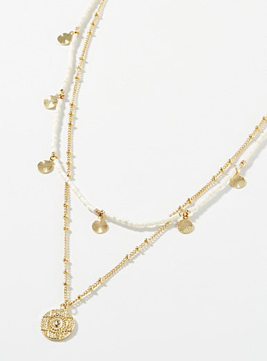 Le collier mandala dor&eacute;
