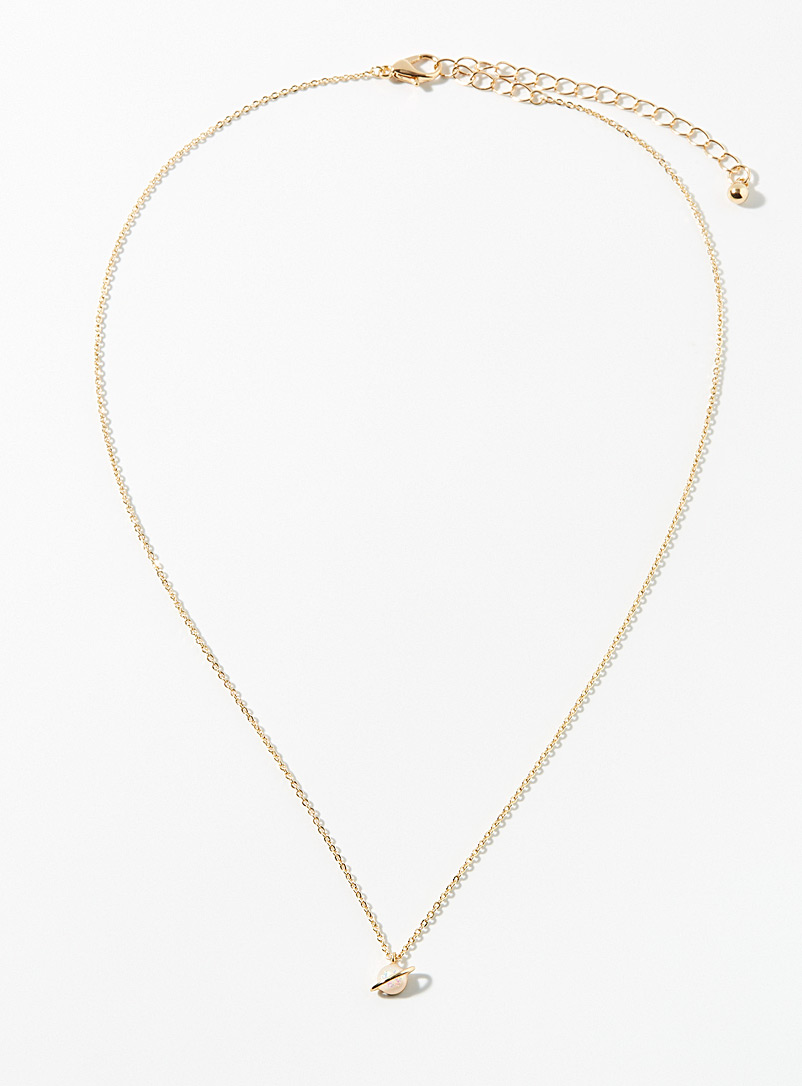 Simons Assorted Opal planet chain for women