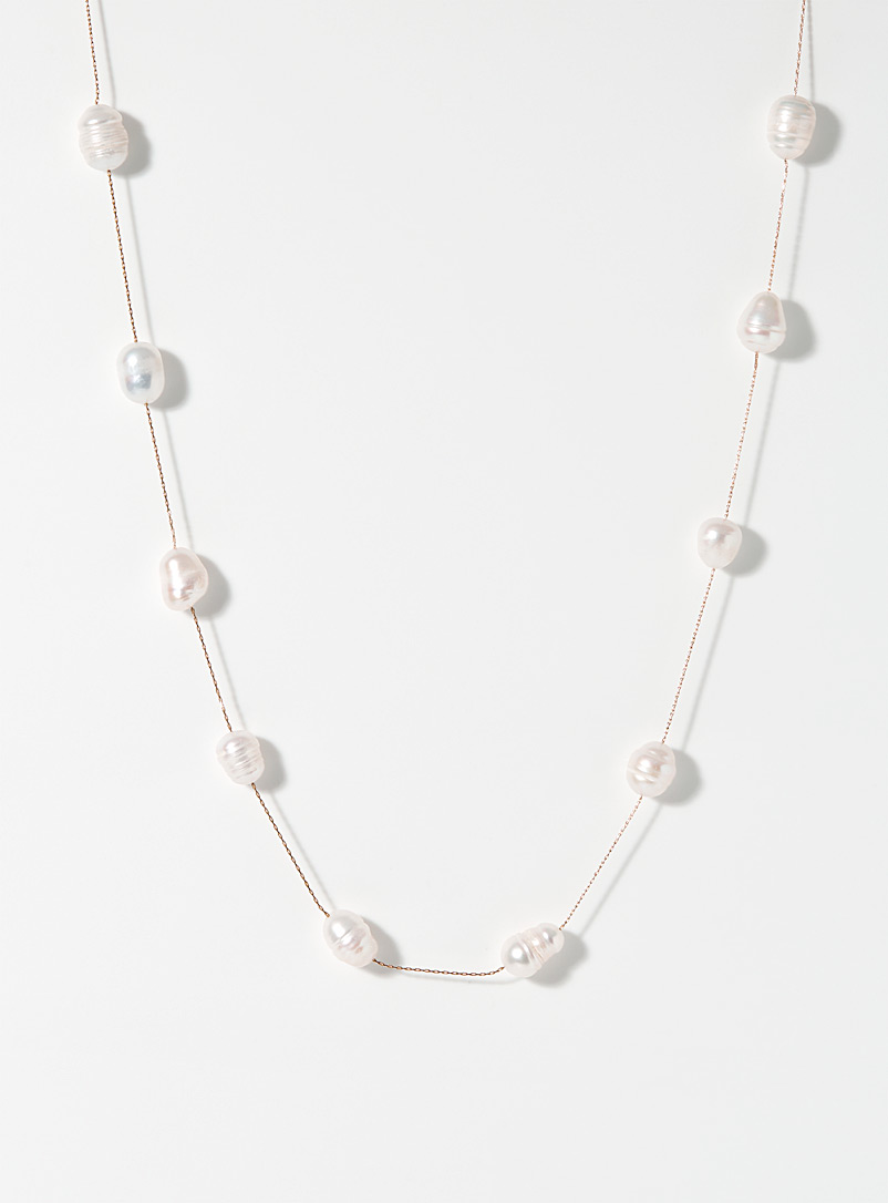 Simons Assorted Baroque pearl chain for women