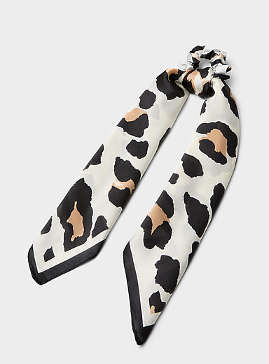 Le chouchou foulard &agrave; motif