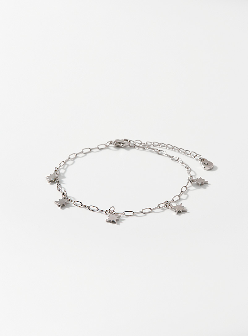 Simons Silver Silver star bracelet for women