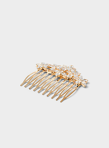Le petit peigne fleurs cristallines