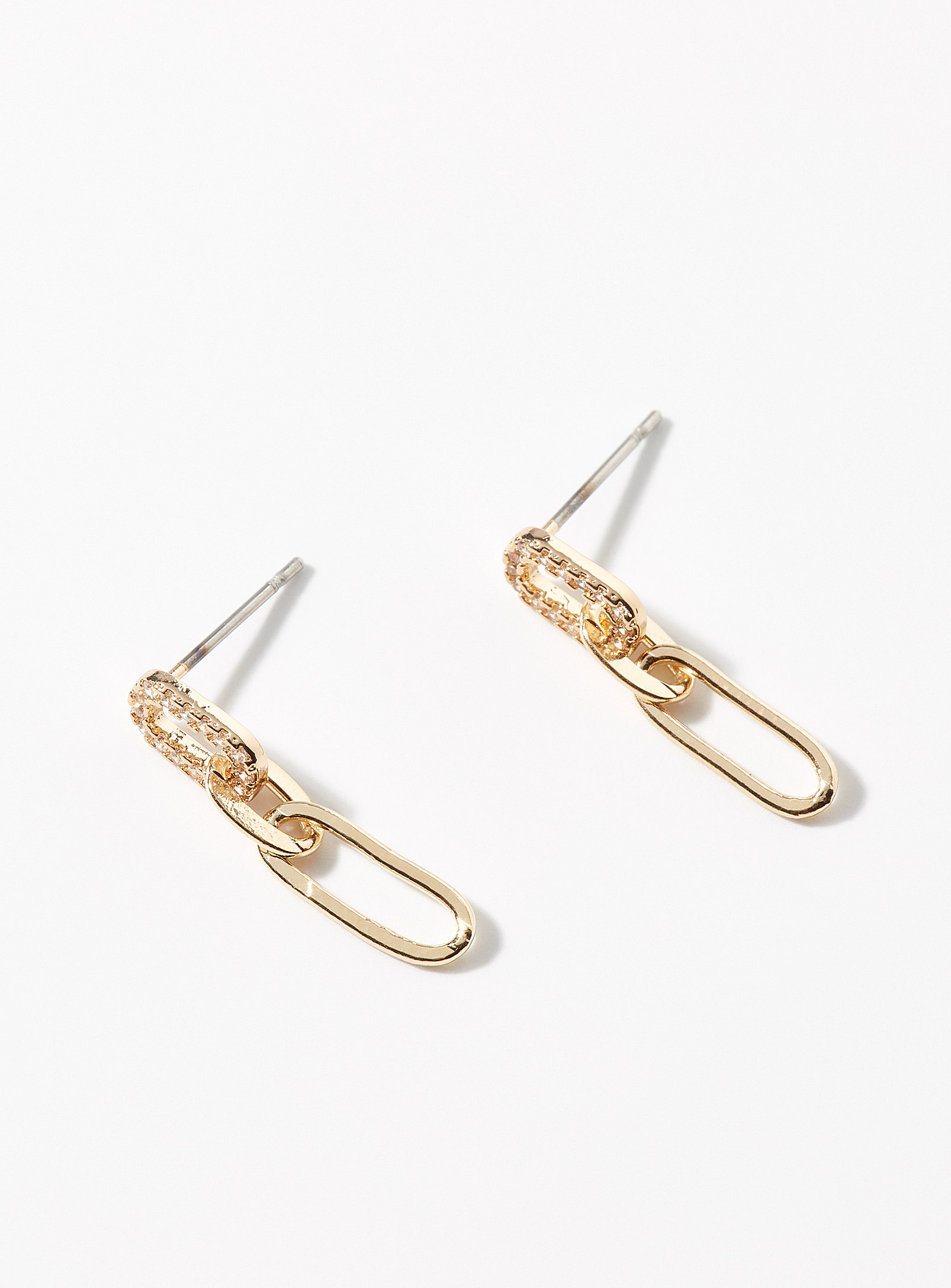 Simons - Women's Interlaced link earrings