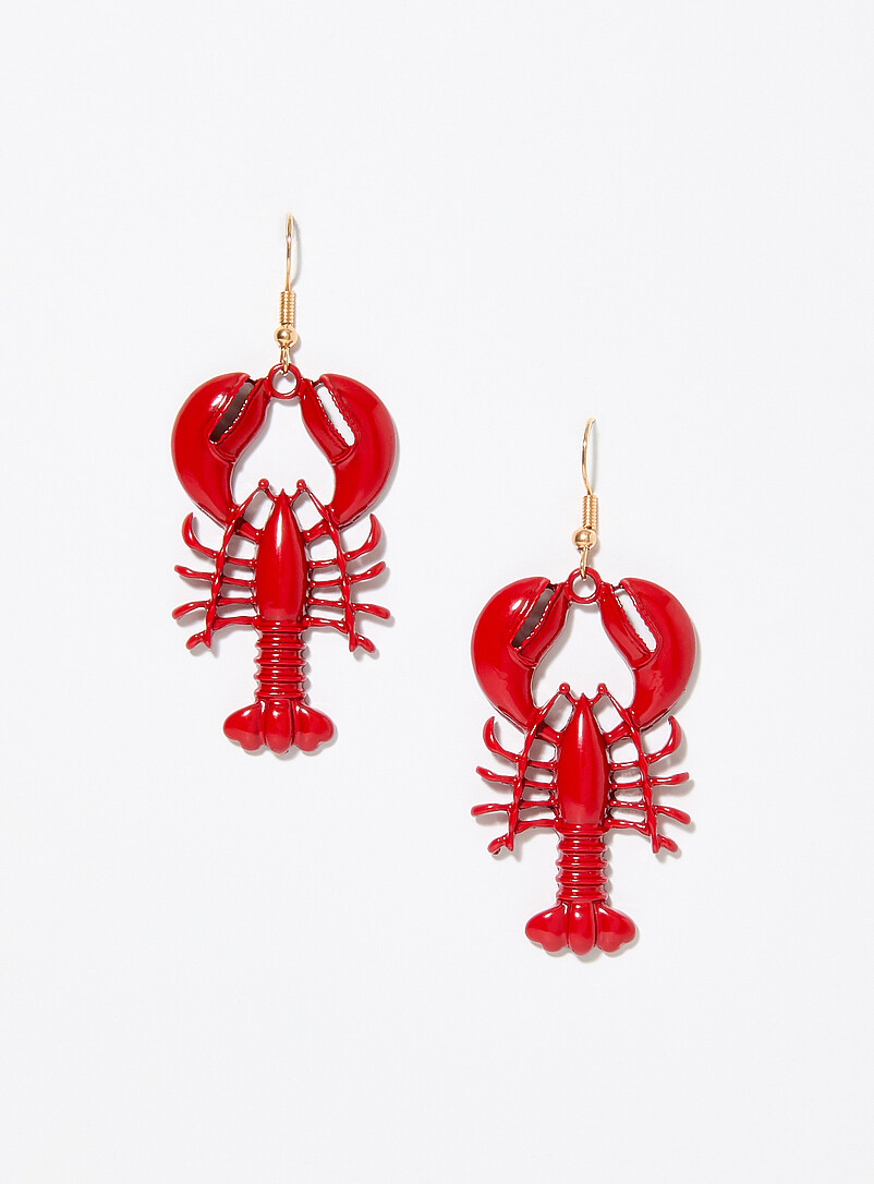 Lobster Large Earrings