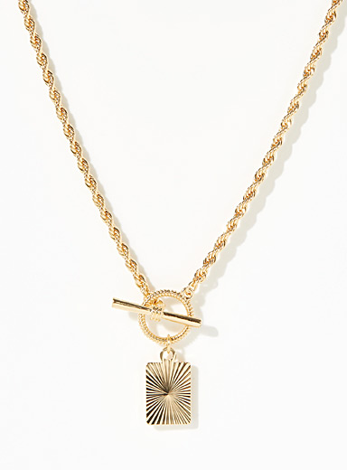 Radiant pendant twisted chain product image 2