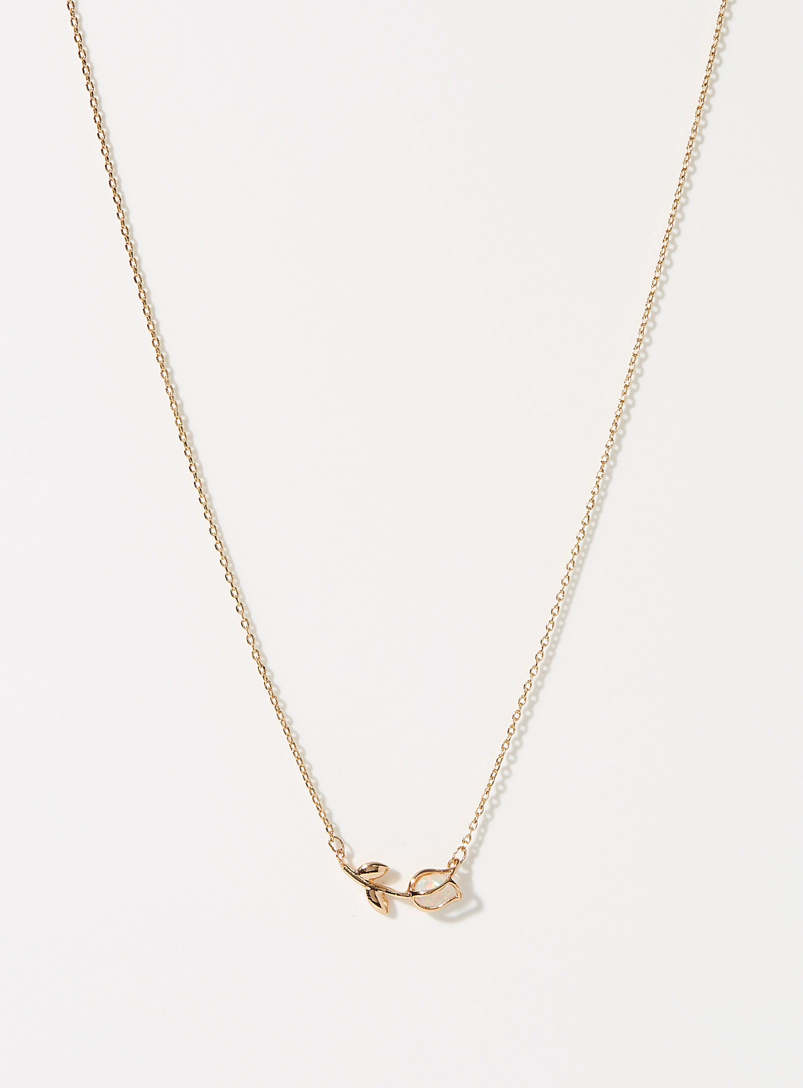 Simons - Women's Iridescent tulip necklace