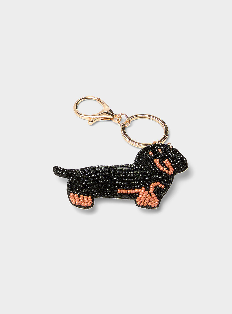 Beaded dog bag charm product image (primary)