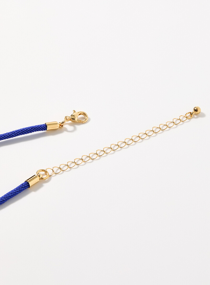 Sun blue cord necklace product image 2