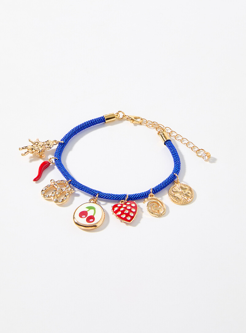 Playful Charms Cord Bracelet