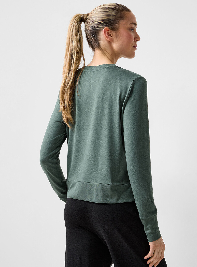 Vuori: Le t-shirt manches longues Coast Noir pour femme
