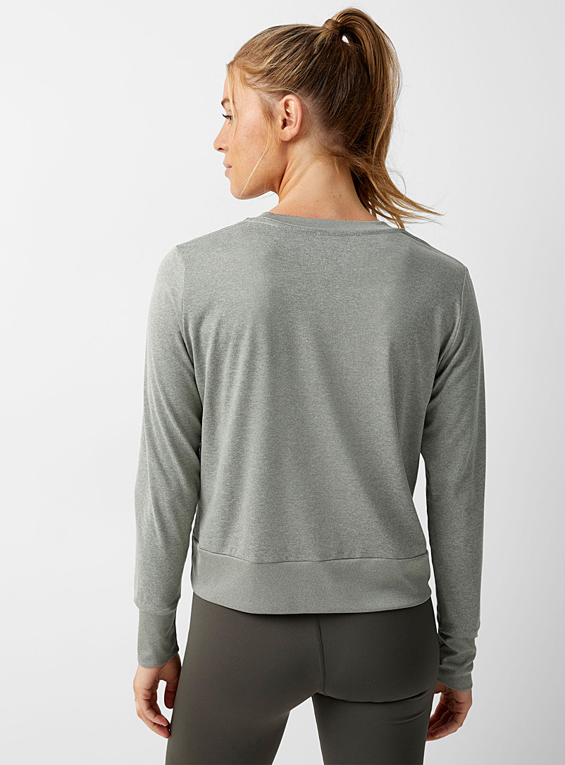 Vuori Grey Coast long-sleeve T-shirt for women