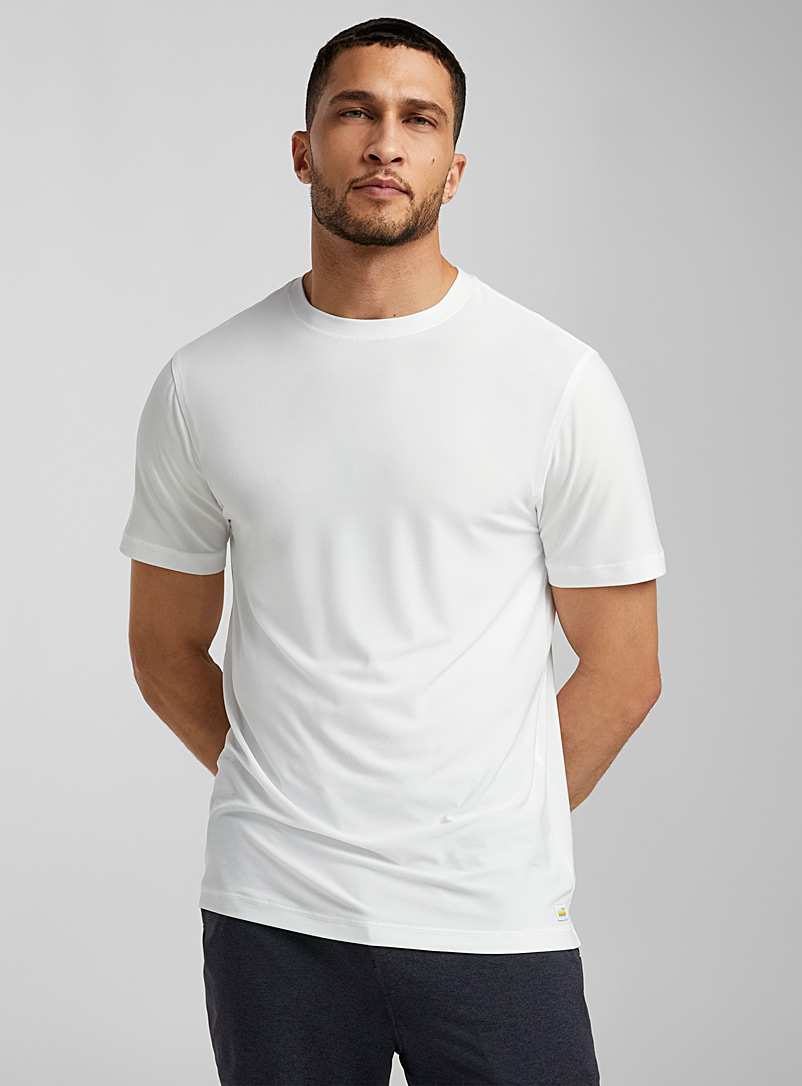 Vuori: Le t-shirt Strato Tech Blanc pour homme