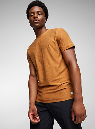 Vuori Brown Strato Tech T-shirt for men