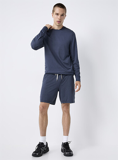 Vuori: Le short Ponto Longueur : 18 cm (7 po) Longueur d'entrejambe : 18 cm (7 po) Bleu moyen - Ardoise pour homme