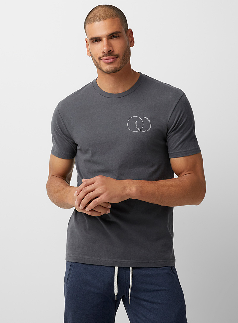 Vuori Charcoal The New Wave tee for men
