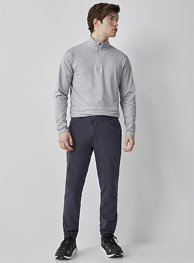 Vuori Charcoal Meta five-pocket stretch pant <b>Athletic fit</b> for men