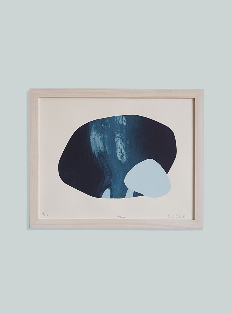 Annie Axtell: L'affiche Masse 11 x 14 po Bleu foncé