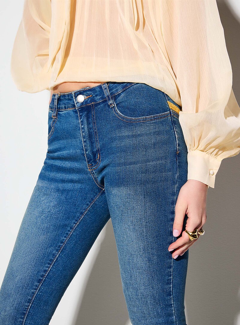 Sunny embroidery bootcut jean product image 2