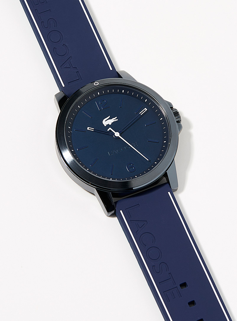 Lacoste: La montre bleue Court Bleu pour homme