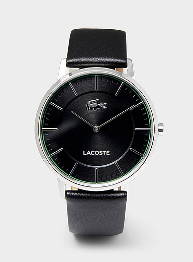 Crocorigin leather watch