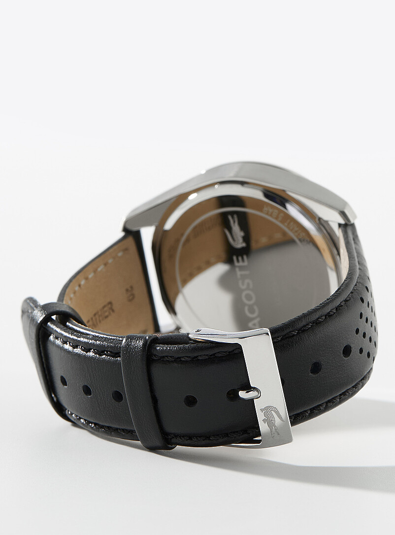 Green dial leather-band Boston watch product image 2