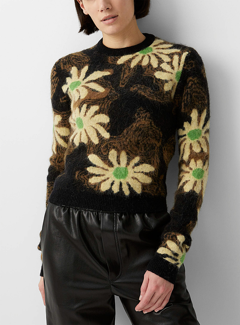Nanushka Black Eloise sweater for women