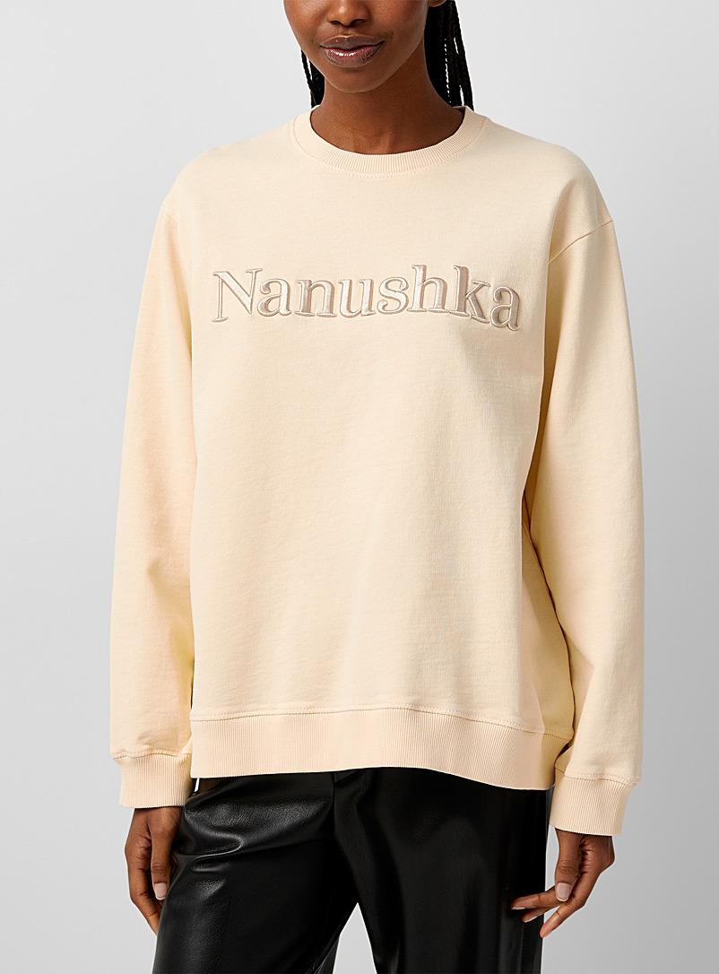 Nanushka Cream Beige Remy sweatshirt for women