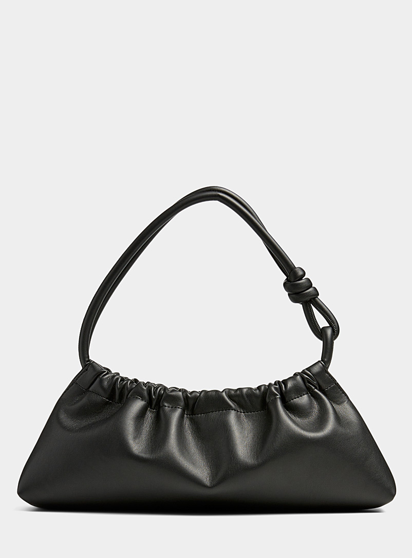 Nanushka Black Valerie vegan leather bag for women