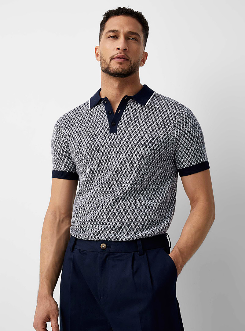 Short Sleeve Jacquard and Print Banded Bottom Shirts – bandedbottom